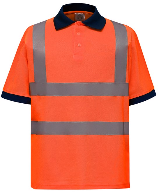 HVJ210 - Hi-vis short sleeve polo