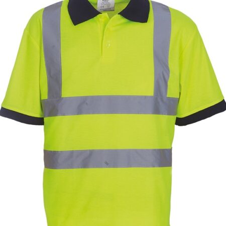HVJ210 - Hi-vis short sleeve polo - Image 5