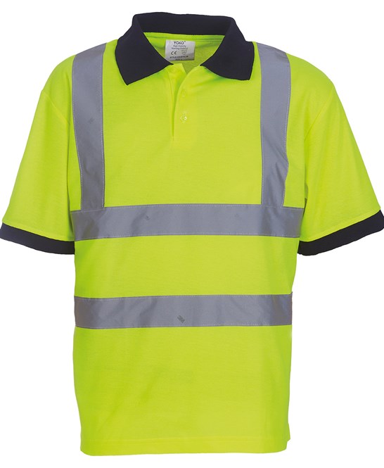 HVJ210 - Hi-vis short sleeve polo