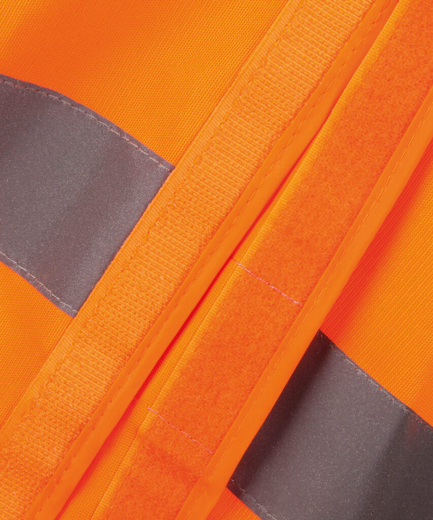 HVW118PE Hi-vis railway anti-entanglement waistcoat class 2