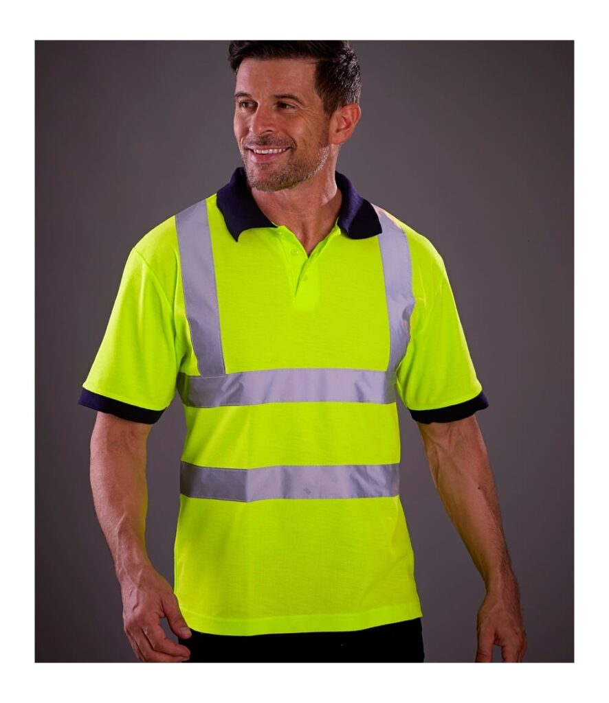 HVJ210 - Hi-vis short sleeve polo