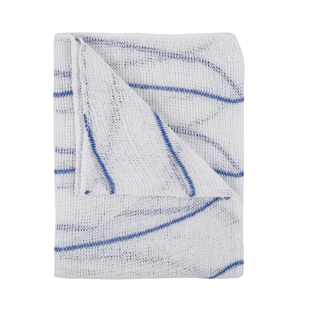 100741 - Lightweight Hygiene Colour Coded Dishcloth 40x30cm (BOX OF 20 X 10PKT)