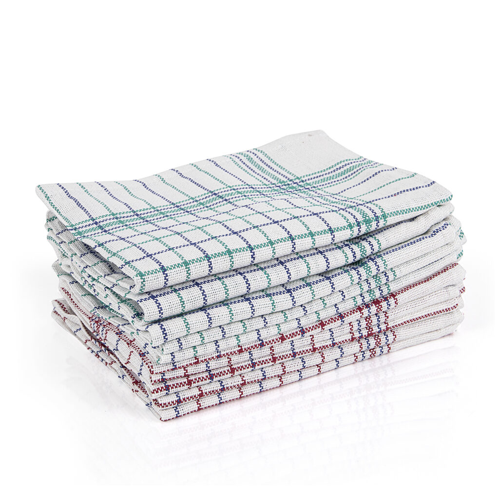 102745 - Caterers Check Tea Towel (box of 10 x 10pkt)