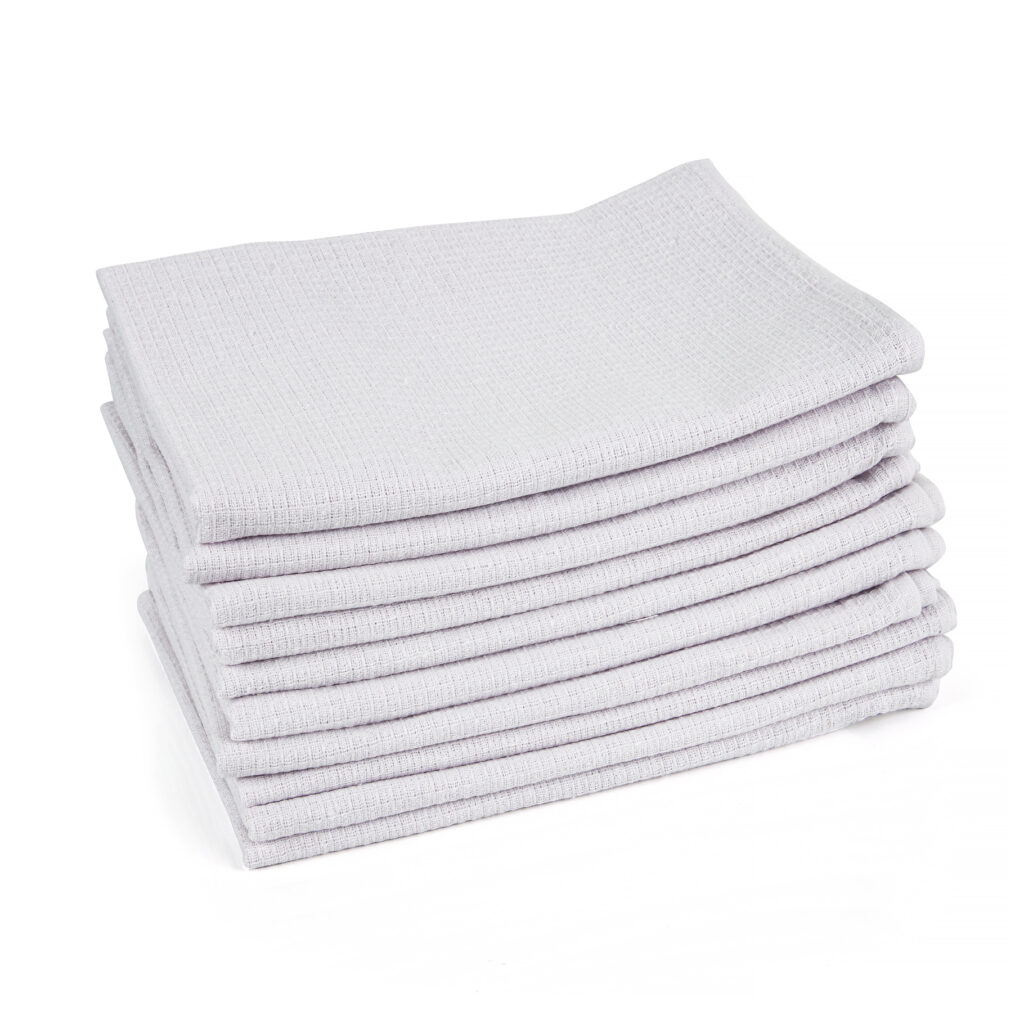 102762 - White Honeycomb Waiters Cloth (Box of 10 x 10pkt)