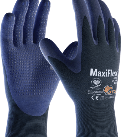 34-244 ATG - MaxiFlex Elite - Dotted Palm Coated KW (Size 7 Only) £5.15/pair sold in packs of 10