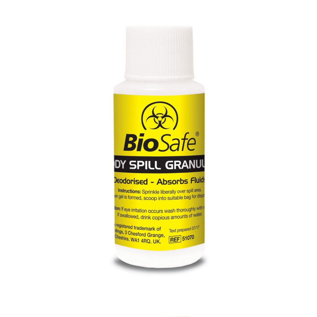 51070 - BIOSAFE ABSORBENT GRANULES SHAKER 10G - FRAGANCED