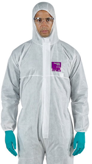 Ansell AlphaTec 1500 PLUS Model 111 White Coverall