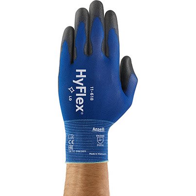 Ansell HyFlex 11-618 Lightweight PU-Coated Work Gloves £3.85/pair sold in packs of 10