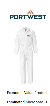 ST40Laminate – BizTex Microporous Coverall Type 5/6 Priced Each