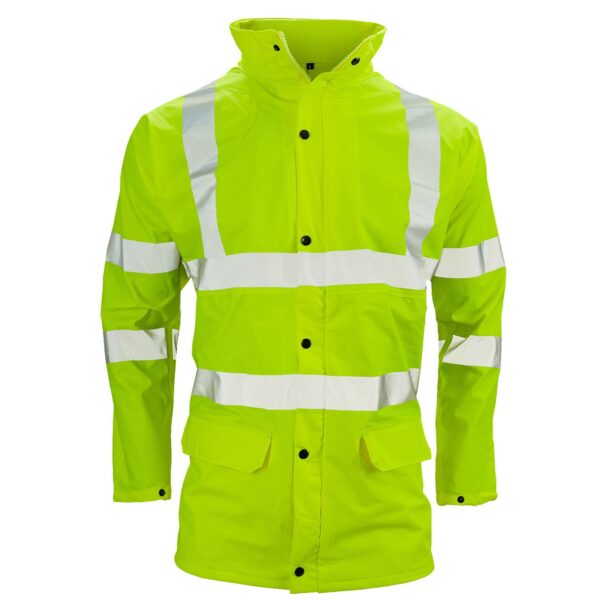 18241 Storm-Flex® Extreme Shell Yellow PU Jacket ultimate combination of waterproofness and breathability