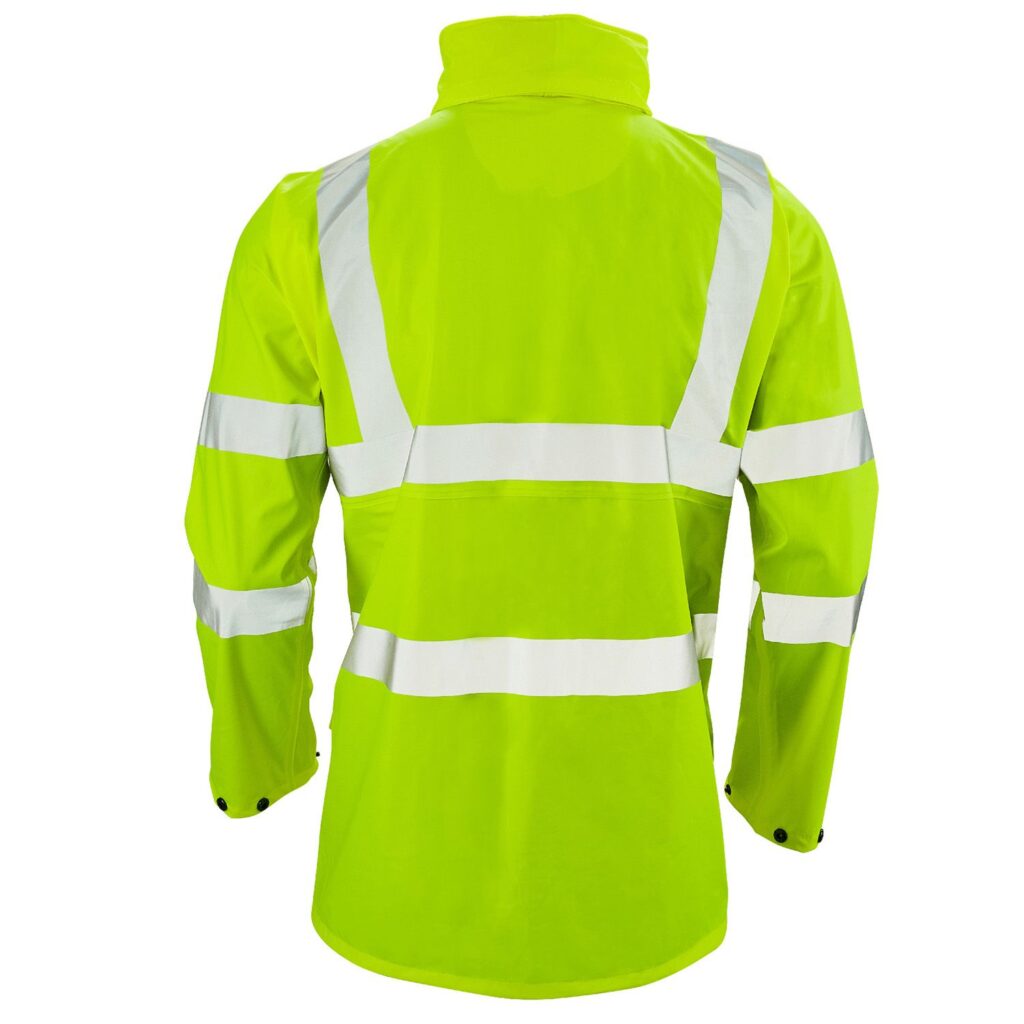 18241 Storm-Flex® Extreme Shell Yellow PU Jacket ultimate combination of waterproofness and breathability