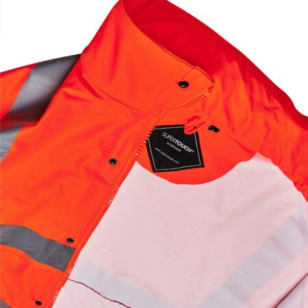 18281 Storm-Flex® Extreme Shell Orange PU Jacket ultimate combination of waterproofness and breathability - Image 4