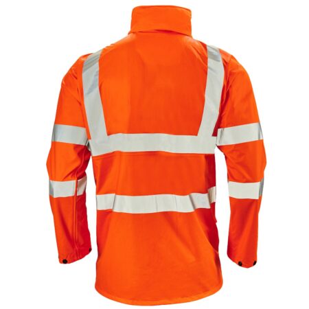 18281 Storm-Flex® Extreme Shell Orange PU Jacket ultimate combination of waterproofness and breathability - Image 3