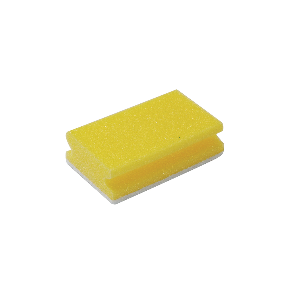 Non-Scratch Finger Gripped Sponge Scourer Coloured