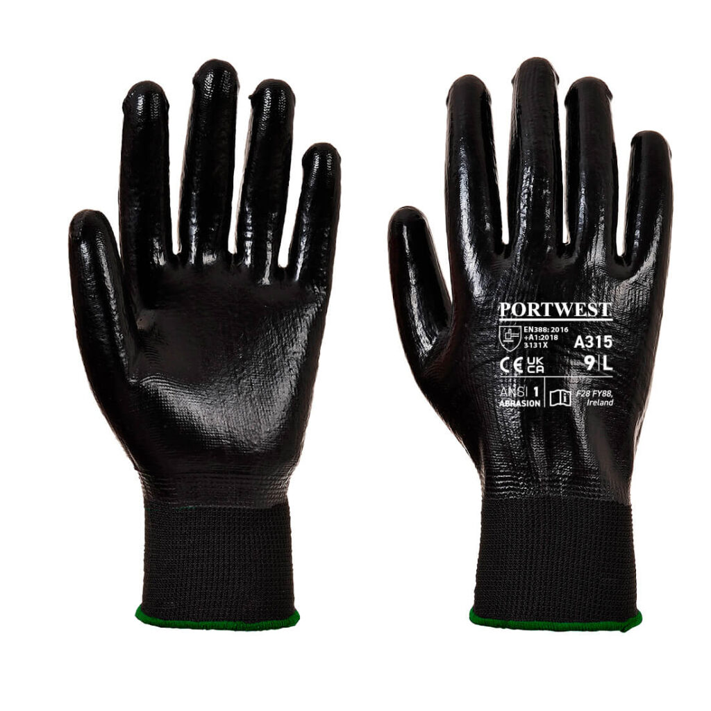 A315 - All-Flex Grip Glove Black £1.10/pair sold in packs of 10