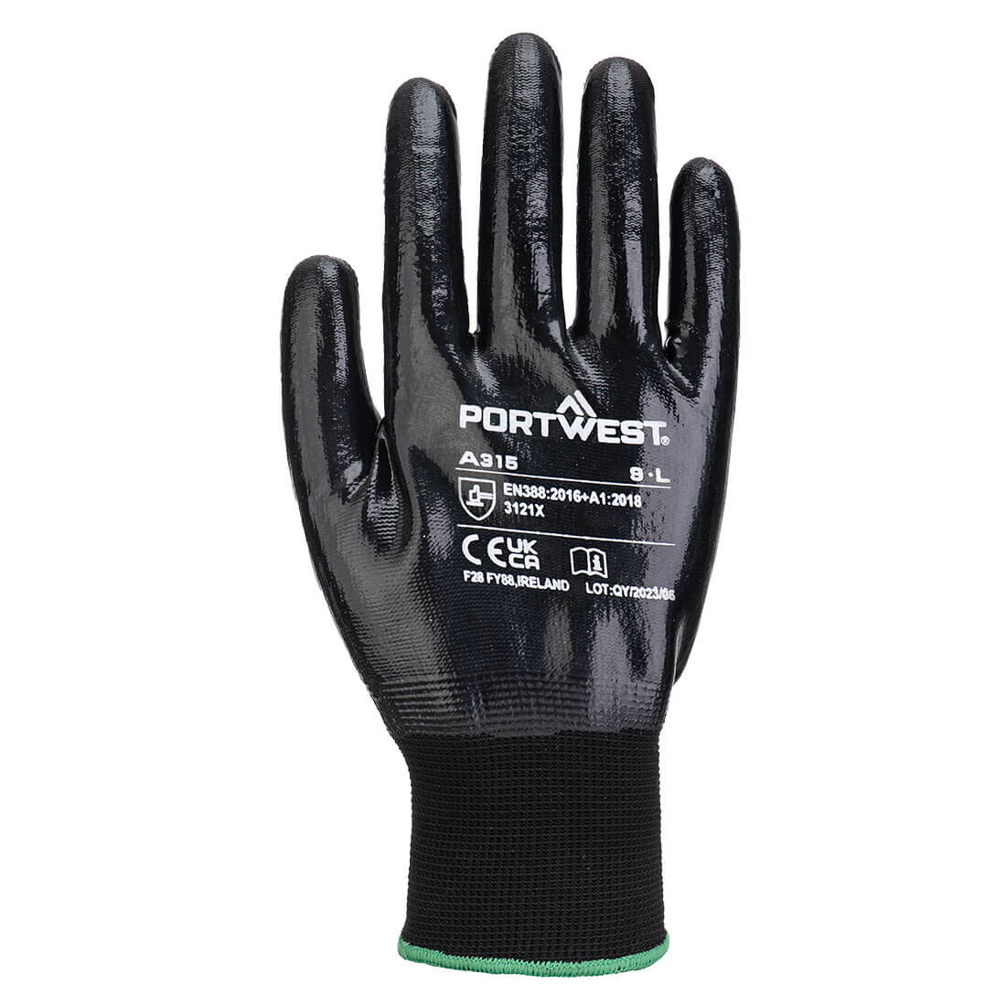 A315 - All-Flex Grip Glove Black £1.10/pair sold in packs of 10 - Image 2