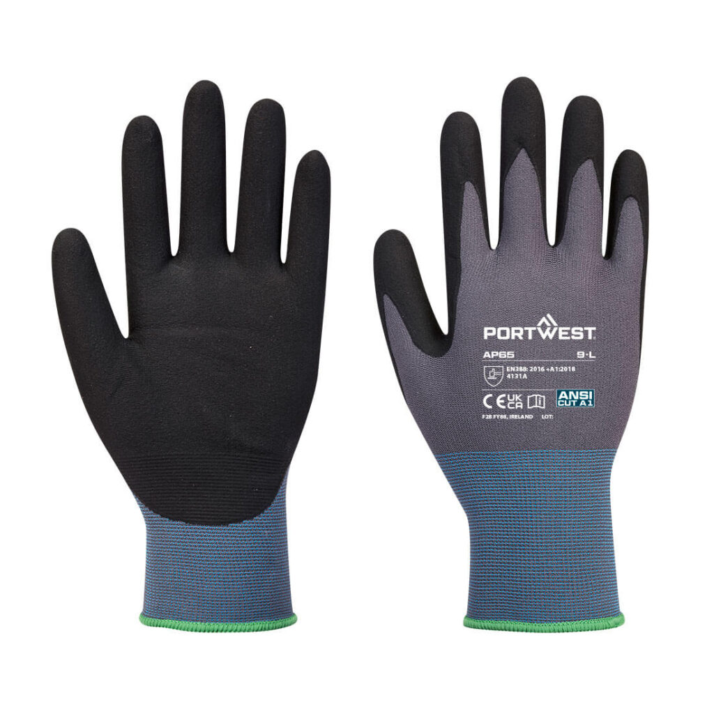 AP65 - NPR Pro Nitrile Foam Black/Grey £2.29/pair sold in packs of 10
