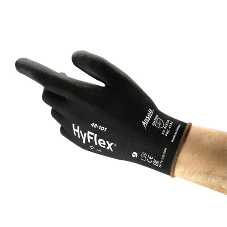 13 Gauge Ansell Hyflex 48-101 PU Coated Multi Purpose Work Gloves £1.69/pair sold in packs of 10 - Image 2