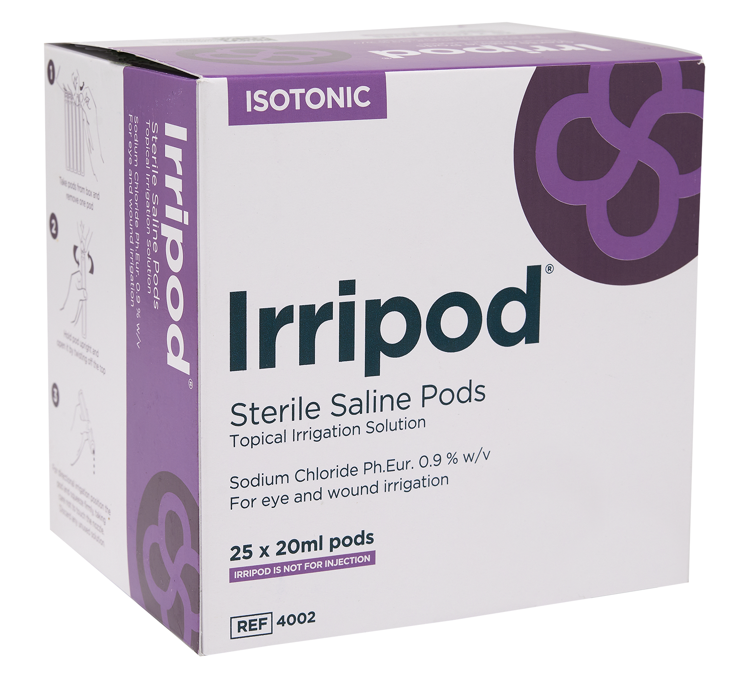 4002 IRRIPODĀ® STERILE IRRIGATION PODS Box of 25