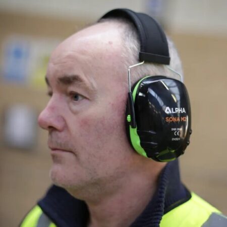 HME/ALP/SOTAM2 Alpha Solway SOTA M2 Overhead Ear Muff SNR30 by Globus