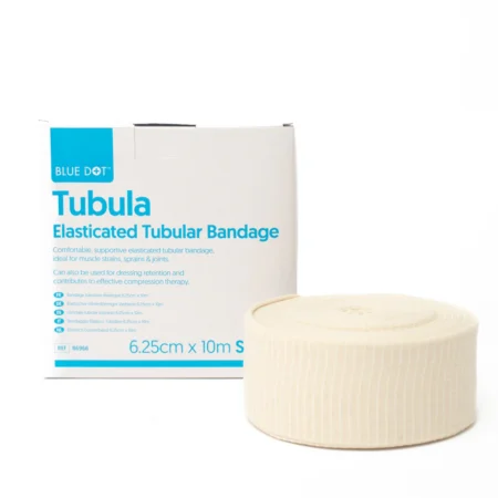 86966 - Blue Dot Tubular Bandage Size B 6.25Cm x 10mtr