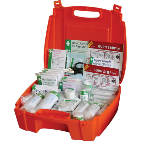K3032SM - Evolution British Standard Compliant Workplace First Aid Kit in Orange Case Small, Medium or Large - Image 4
