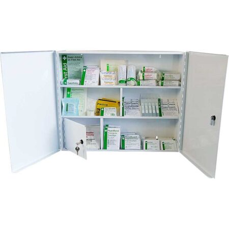 K3352 Industrial High-Risk First Aid Cabinets (Metal) Stocked - Image 4