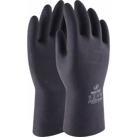 NEO300 - NEOPRENE FLOCKLINED CHEMICAL GAUNTLET