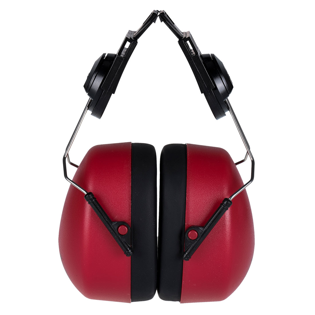 Portwest - PW42 - Clip-On Yellow or Red Ear Protector - SNR 26 dB
