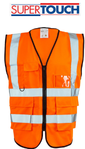 25381 Supertouch Orange  Executive Vest