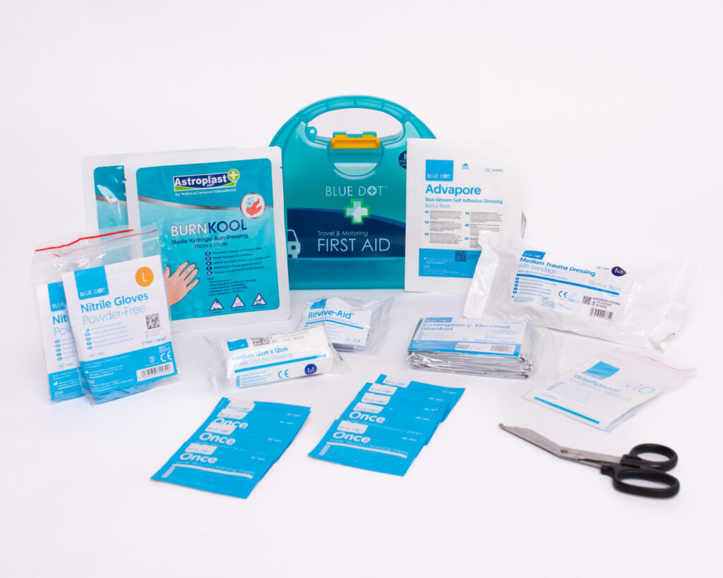 TRAVEL AND MOTORING FIRST AID KITS - BS 8599-1:2019 COMPLIANT