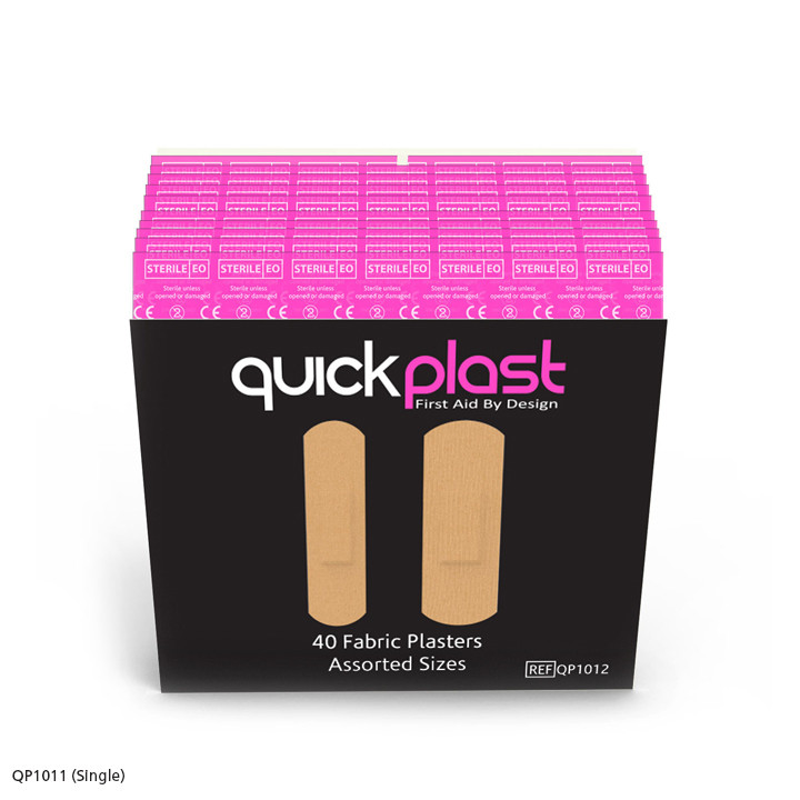 QP100 PILFER PROOF PLASTERS 40 Washproof Refill ( Box 6 x 40)