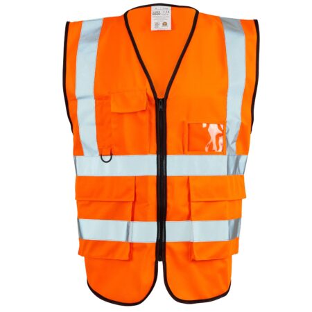 25381 Supertouch Orange  Executive Vest - Image 2