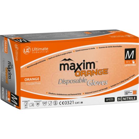DG-MAXIM™-OR - HEAVY DUTY ORANGE FISHSCALE 6MIL  Box 50 60% better grip in motor oil vs raised diamond alternatives. - Image 2