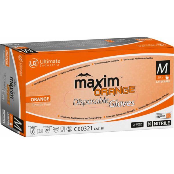 DG-MAXIM™-OR - HEAVY DUTY ORANGE FISHSCALE 6MIL  Box 50 60% better grip in motor oil vs raised diamond alternatives.