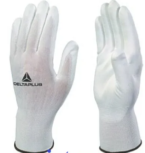 VE702P Delta Plus White PU – Palm coated Polyester 13 Gauge, pu coating provides good grip. 45p/pair sold in packs of 10
