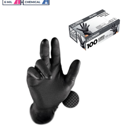 PG901-Black Diamond Grip Nitrile, Case £69.50-£6.95/Box of 100
