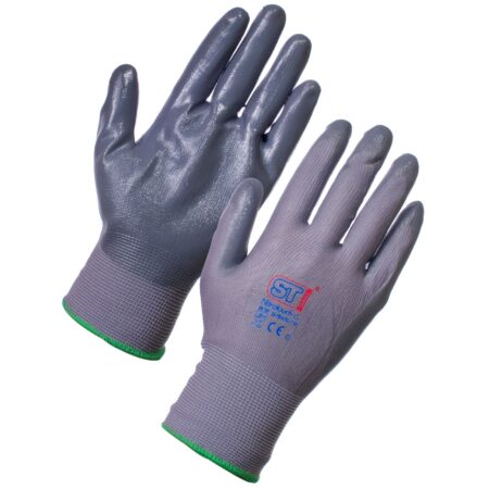 26781 Nitrotouch® Grey Gloves Nitrile palm dip High dexterity Enhanced abrasion resistance 39p/pair sold in packs of 10