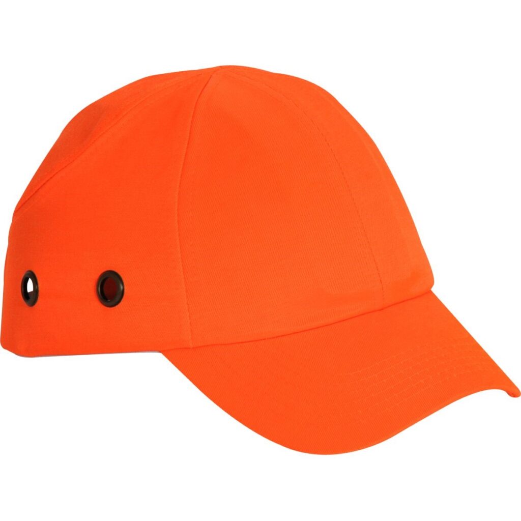 HPBC29 HV ORANGE Deluxe Hi-Vis Standard Peak Bump Cap