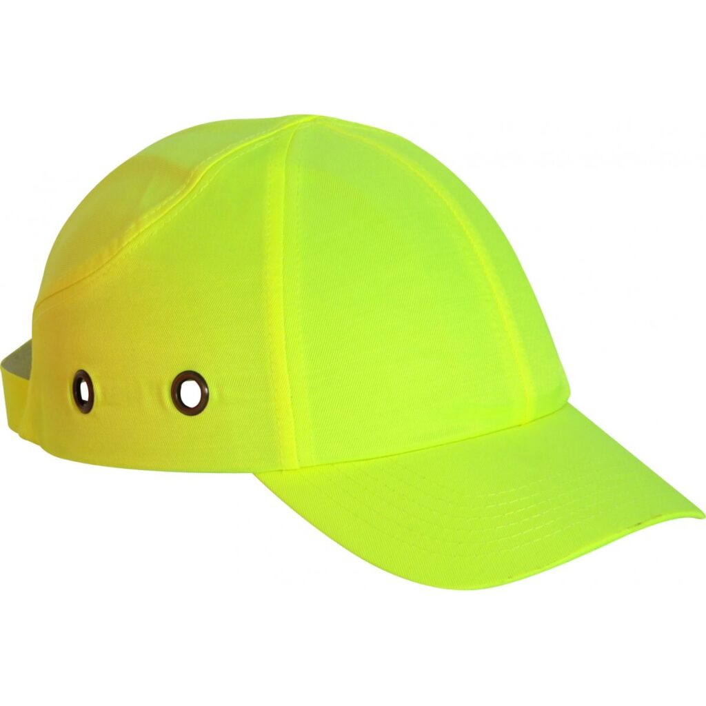 HPBC230 HV YELLOW Deluxe Hi-Vis Standard Peak Bump Cap