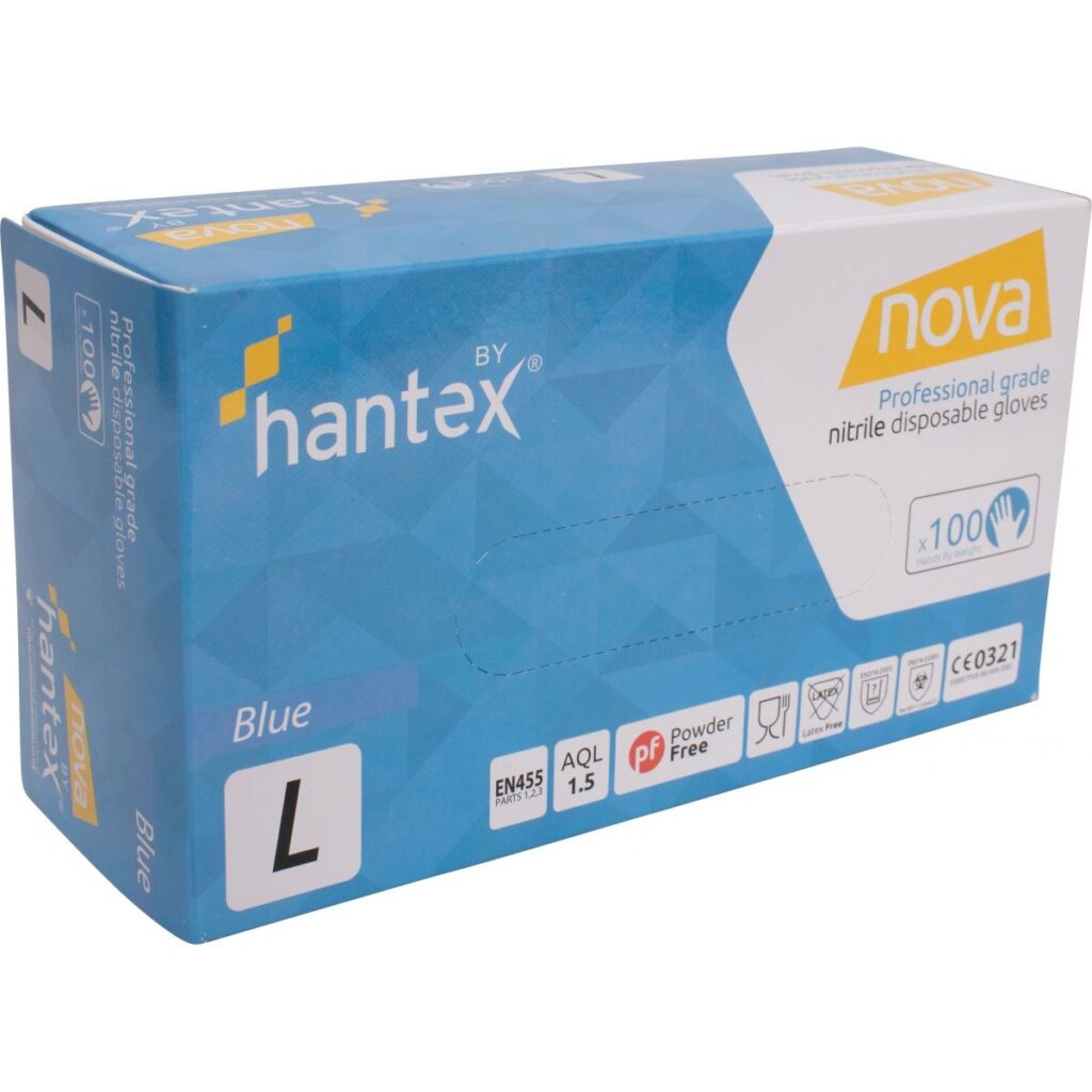 DG-NOVA - BLUE 3 MIL-Box of 100 Sold in boxes