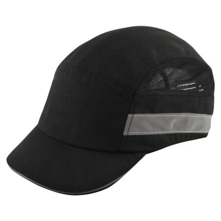 MAVRIX-5 - Comfort Bump Cap With Reduced 5cm-Peak - BLACK Excellent Breathability over extended periods of usage