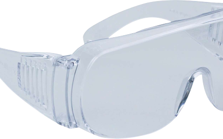 PITON CLEAR Clear-lens, one-piece safety glasses with side shields, perfect for short-term applications VISITOR™  SPECS Clear - Image 2