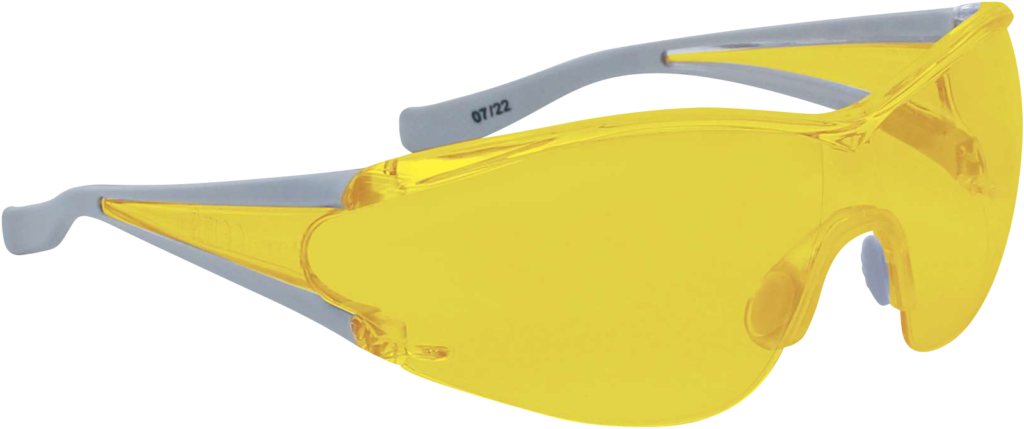 Delta Plus EGON LIGHT MIRROR, Clear, Smoke or Yellow – Light Mirror Lens Anti Fog/Anti-scratch wide field of protection and side protection