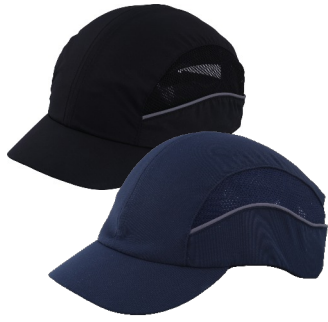 HPBC/PREM  Premium Bump Cap with 5cm Reduced-Peak Excellent Breathability Black or Navy