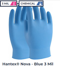 HANTEX® NOVA - BLUE 3 MIL-Box of 100 Sold in boxes