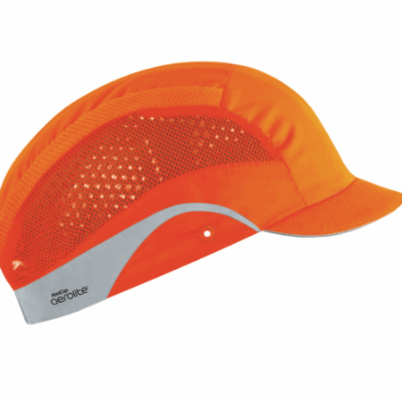 AAG000 HardCap Aerolite® Lightweight Bump Cap - 2.5cm Peak - High Visibility Orange