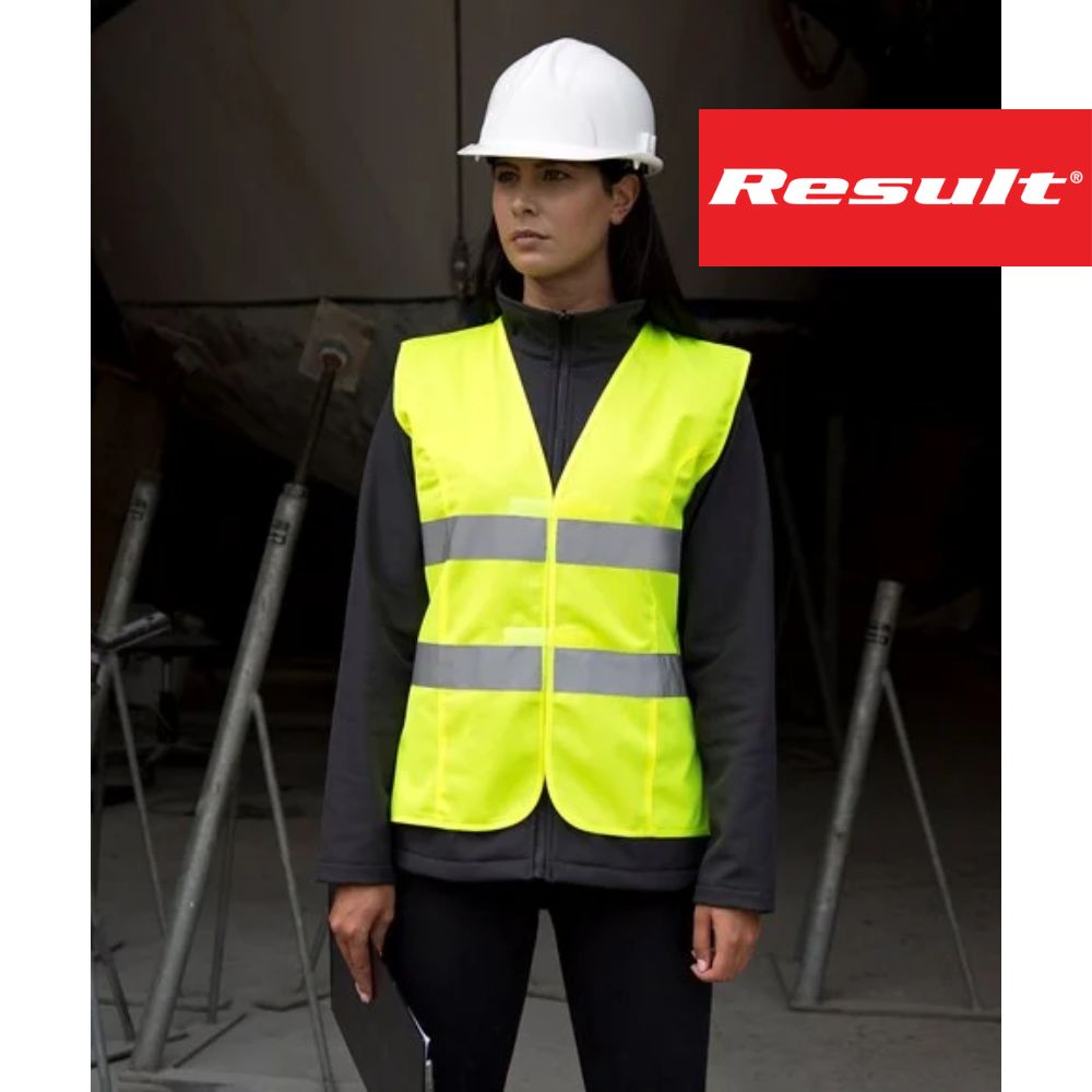 R334F - Women's high-viz fitted waist tabard