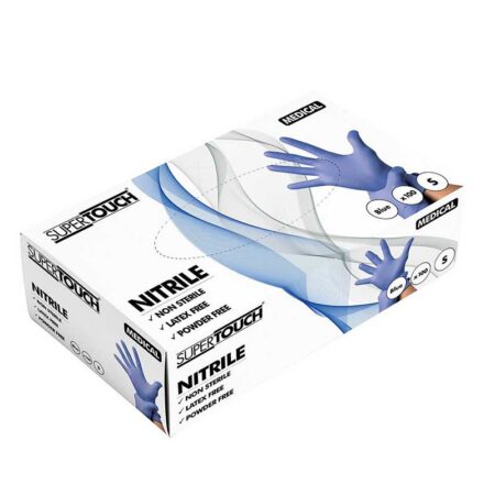REGULAR PRICE-Supertouch Blue Nitrile,12611 Medical BOX 100 - Image 2