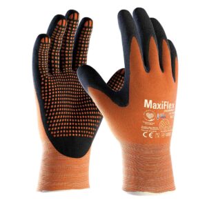 42-848 ATG - MaxiFlex Endurance "ADAPT" - Palm Coated ORANGE KW £5.55/pair sold in packs of 10